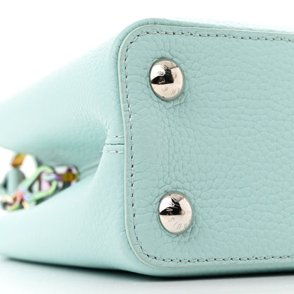 Louis Vuitton Taurillon Capucines BB Iridescent Topaz 9 of 11
