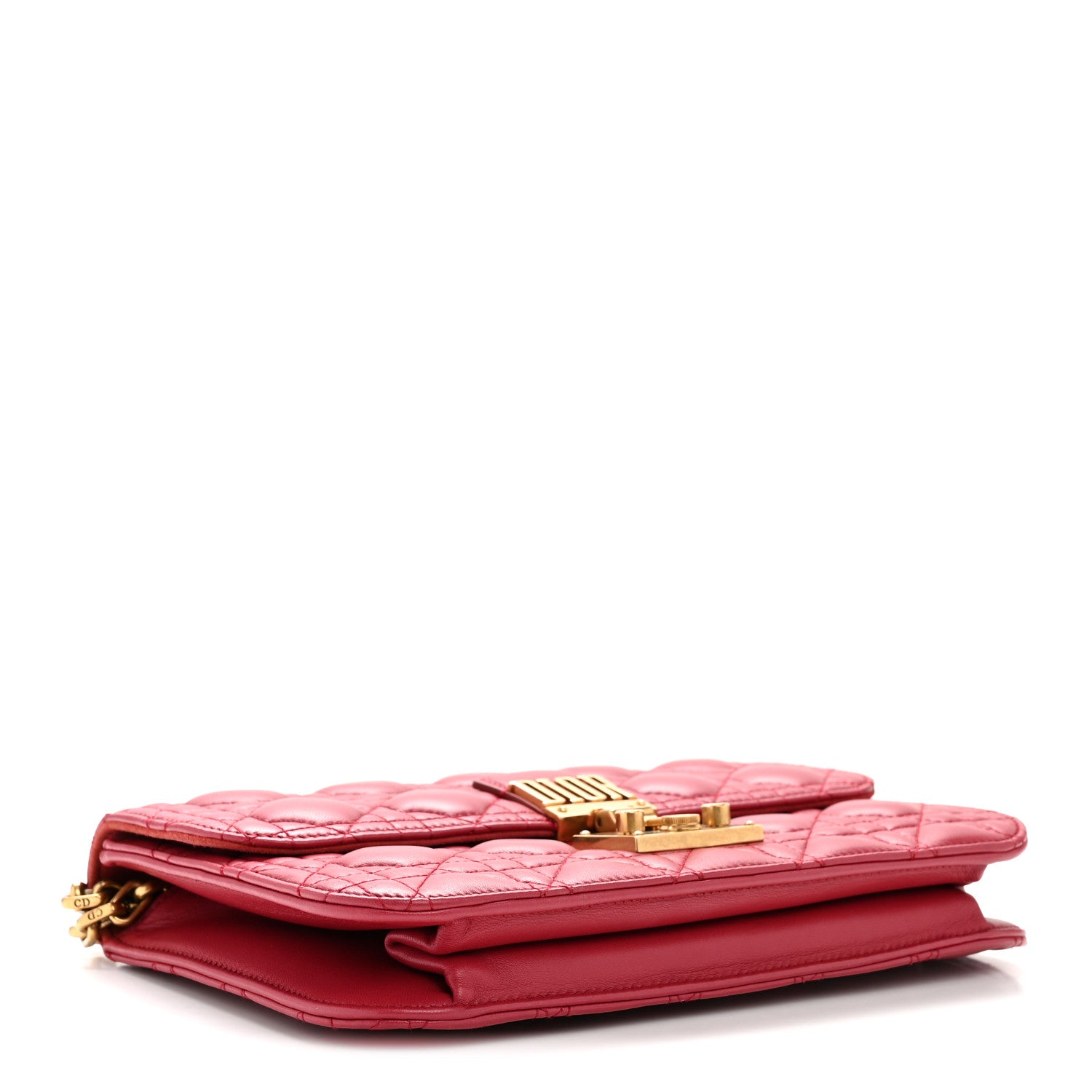 Christian Dior Lambskin Cannage Large Dioraddict Flap Red 8 of 31