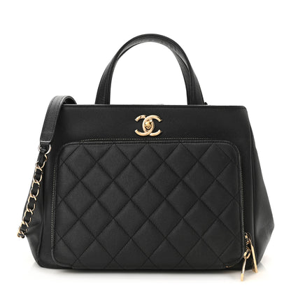 Chanel Caviar Quilted Small Business Affinity Shopping Bag Black 1 of 10