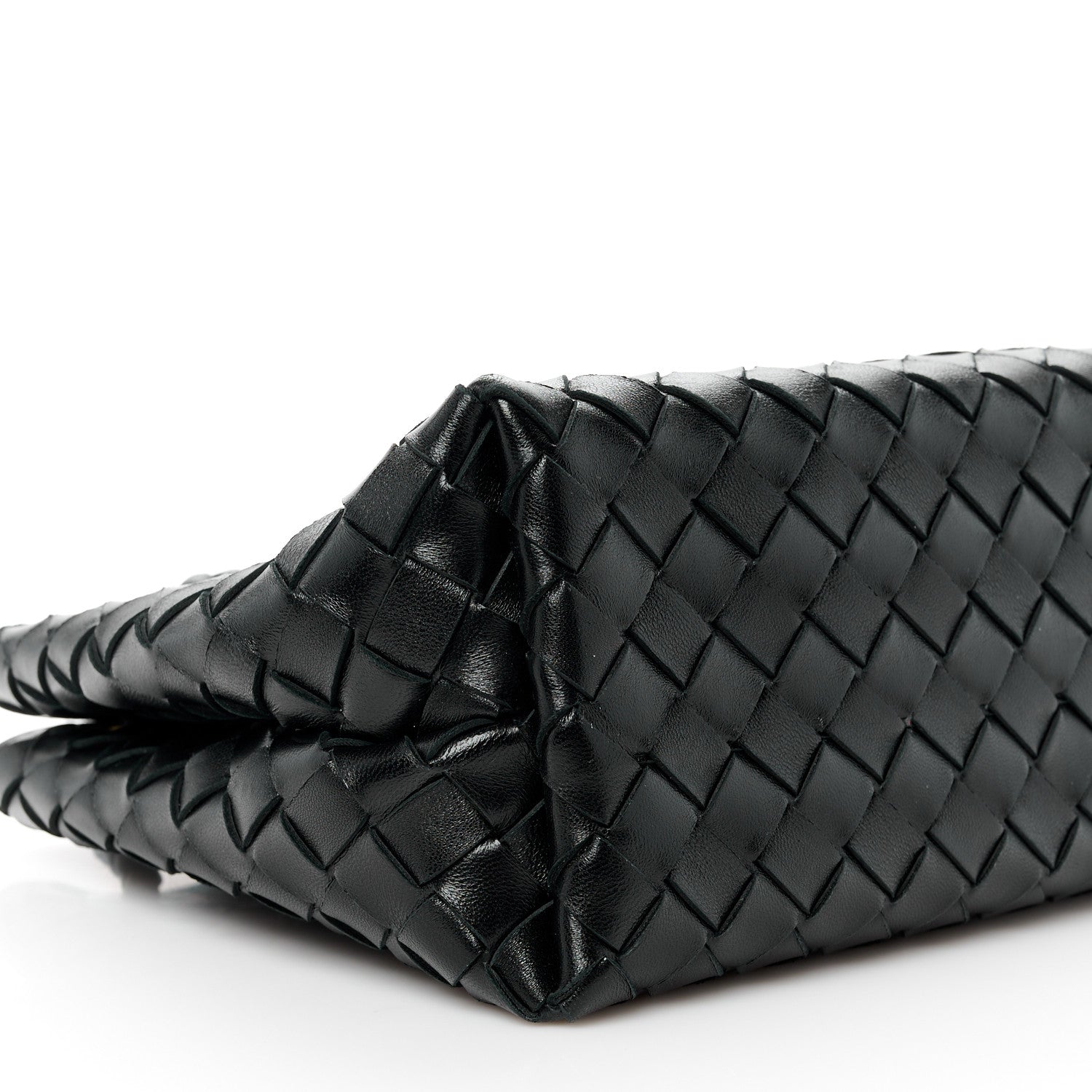Bottega Veneta Nappa Intrecciato Small Andiamo Shoulder Bag Black 9 of 10