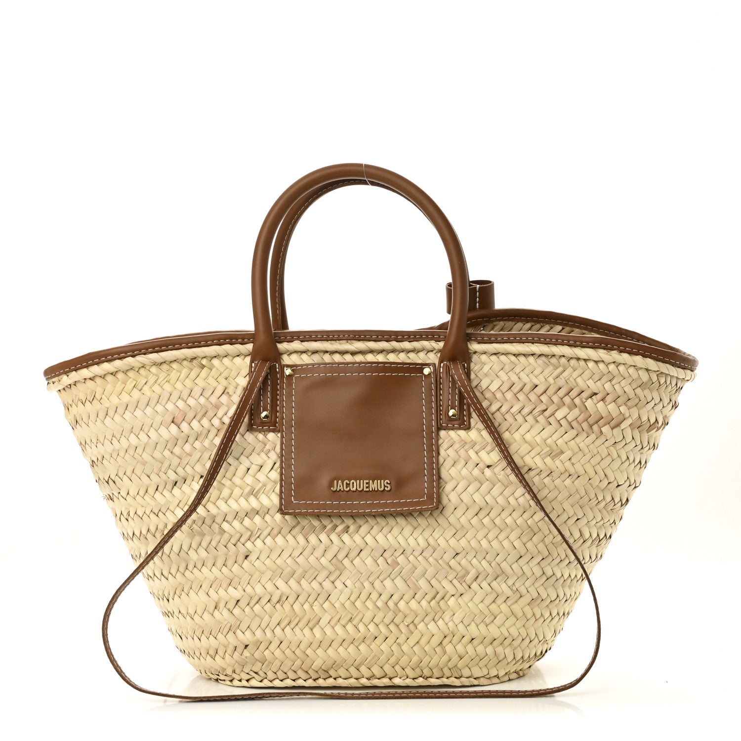 Jacquemus Raffia Panier Soli Light Brown 1 of 9