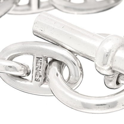Hermes Sterling Silver TGM Chaine d'Ancre Bracelet 3 of 4