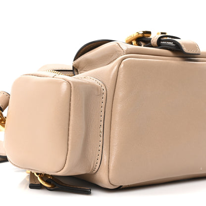 Chloe Shiny Buffalo Small Double Carry Camera Bag Mushroom 9 of 10