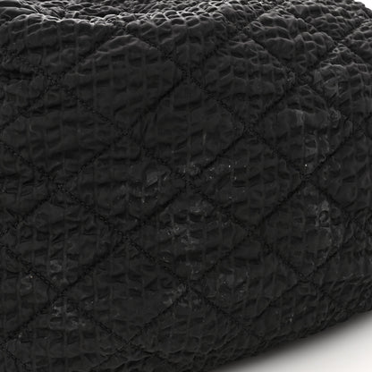 Chanel Nylon Quilted CC Logo Tote Black 16 of 17