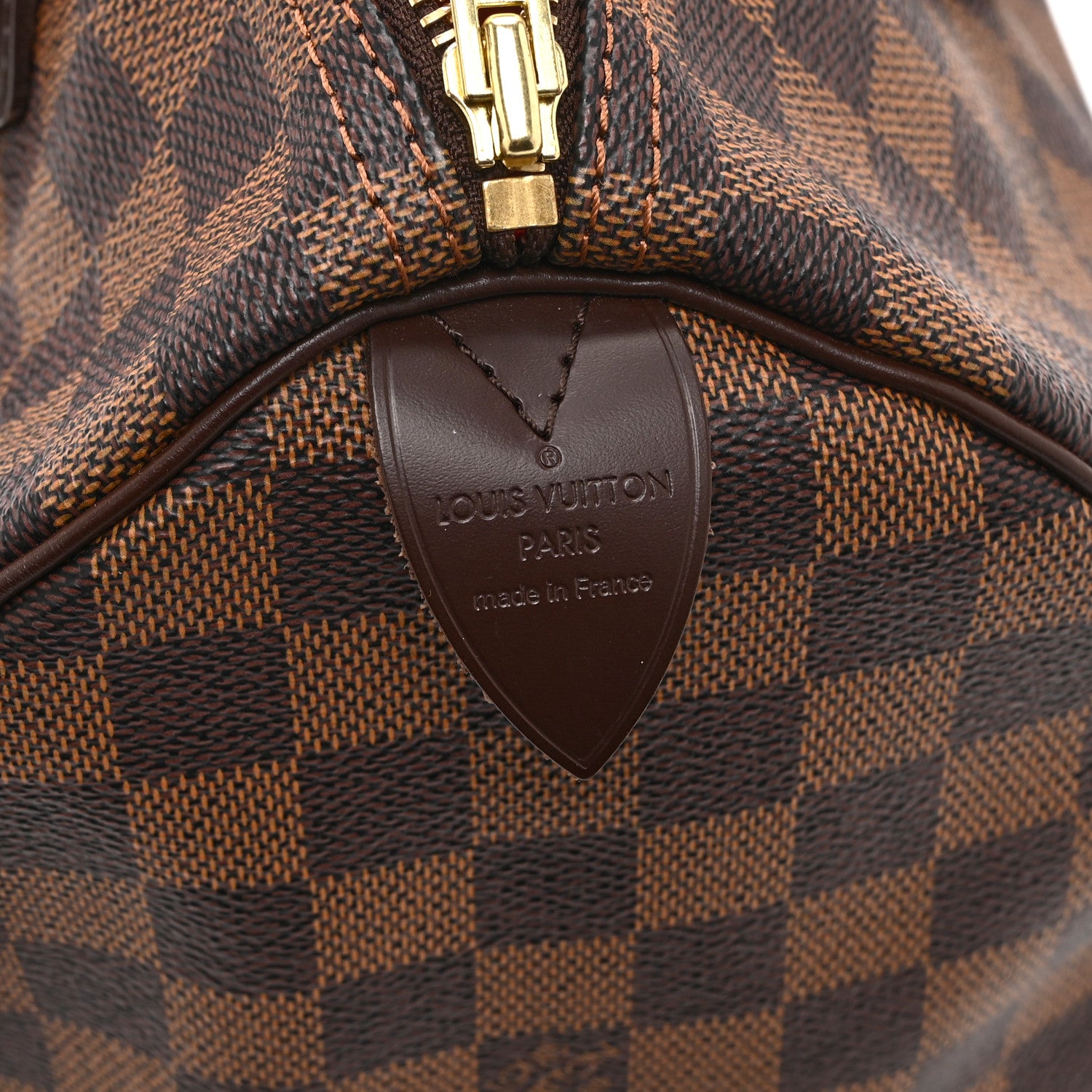 Louis Vuitton Damier Ebene Speedy 30 6 of 10