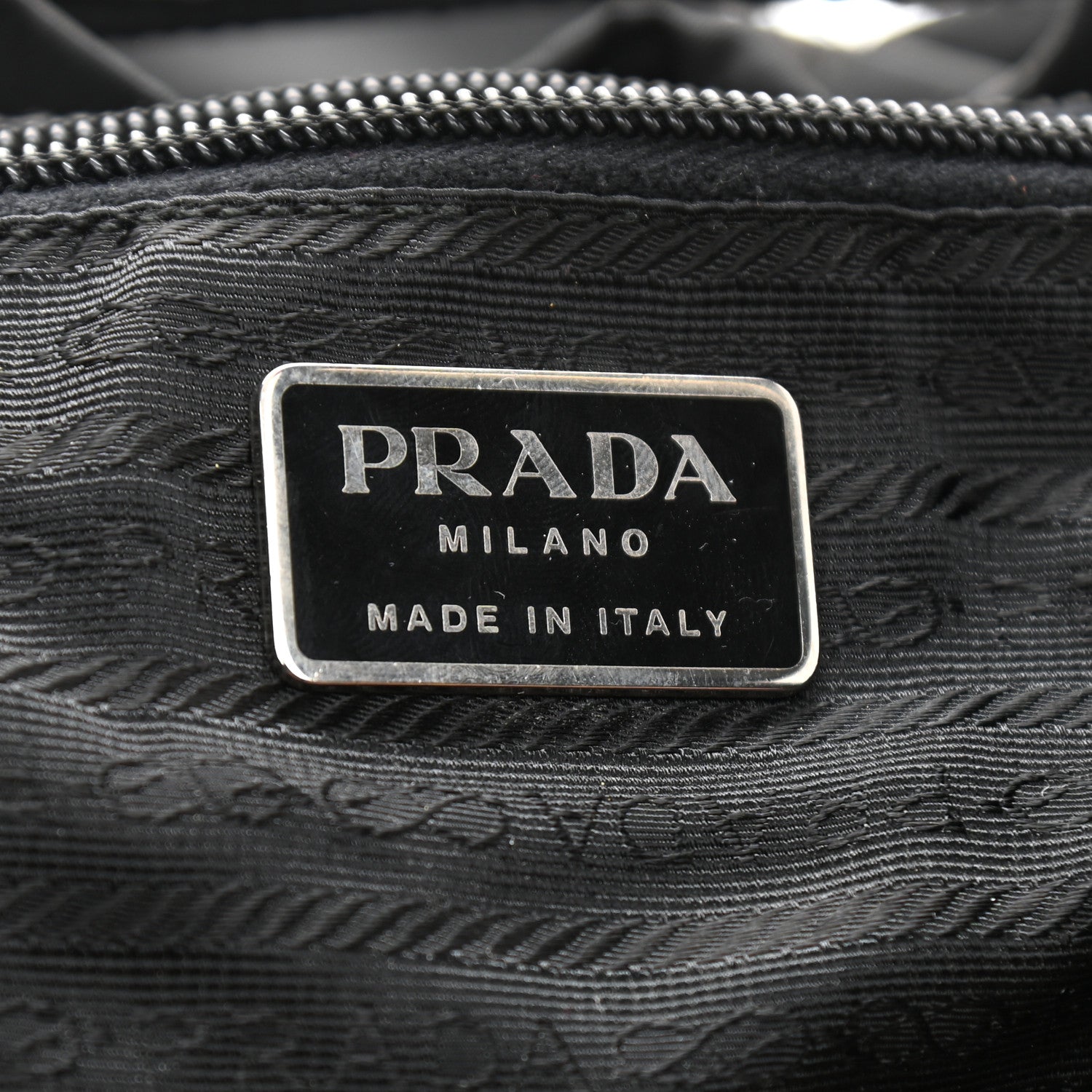 Prada Tessuto Nylon Saffiano Medium Backpack Black 5 of 20