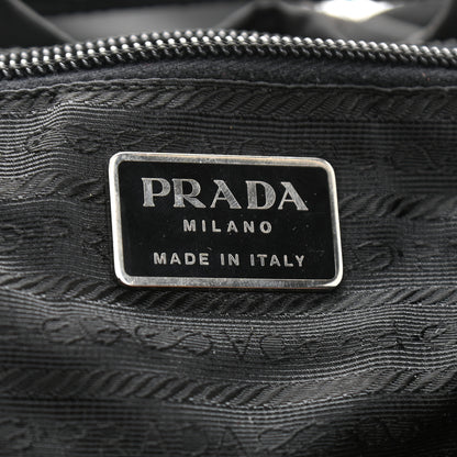 Prada Tessuto Nylon Saffiano Medium Backpack Black 5 of 20