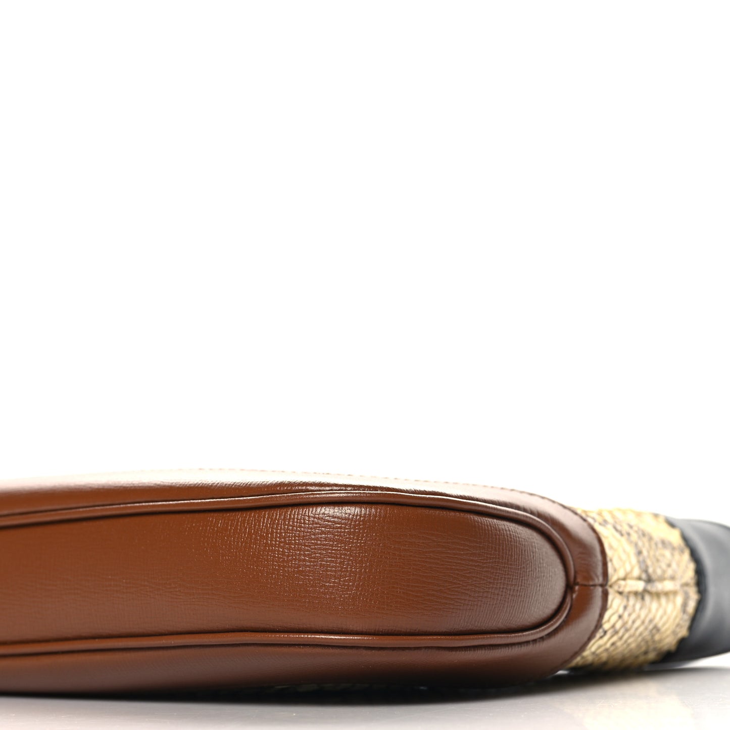 Snakeskin Calfskin Small Jackie 1961 Hobo Black Brown