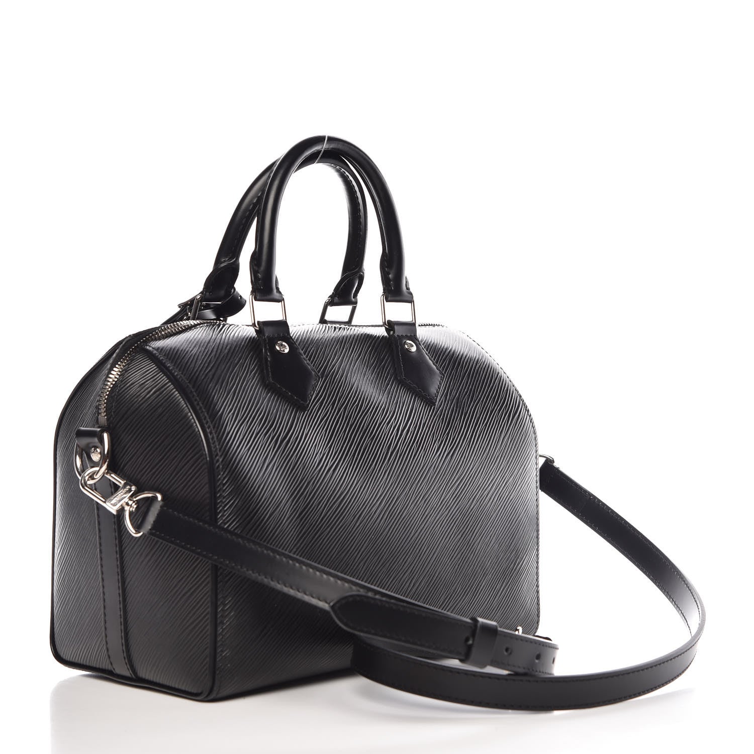 Louis Vuitton Epi Speedy Bandouliere 25 Black 3 of 10