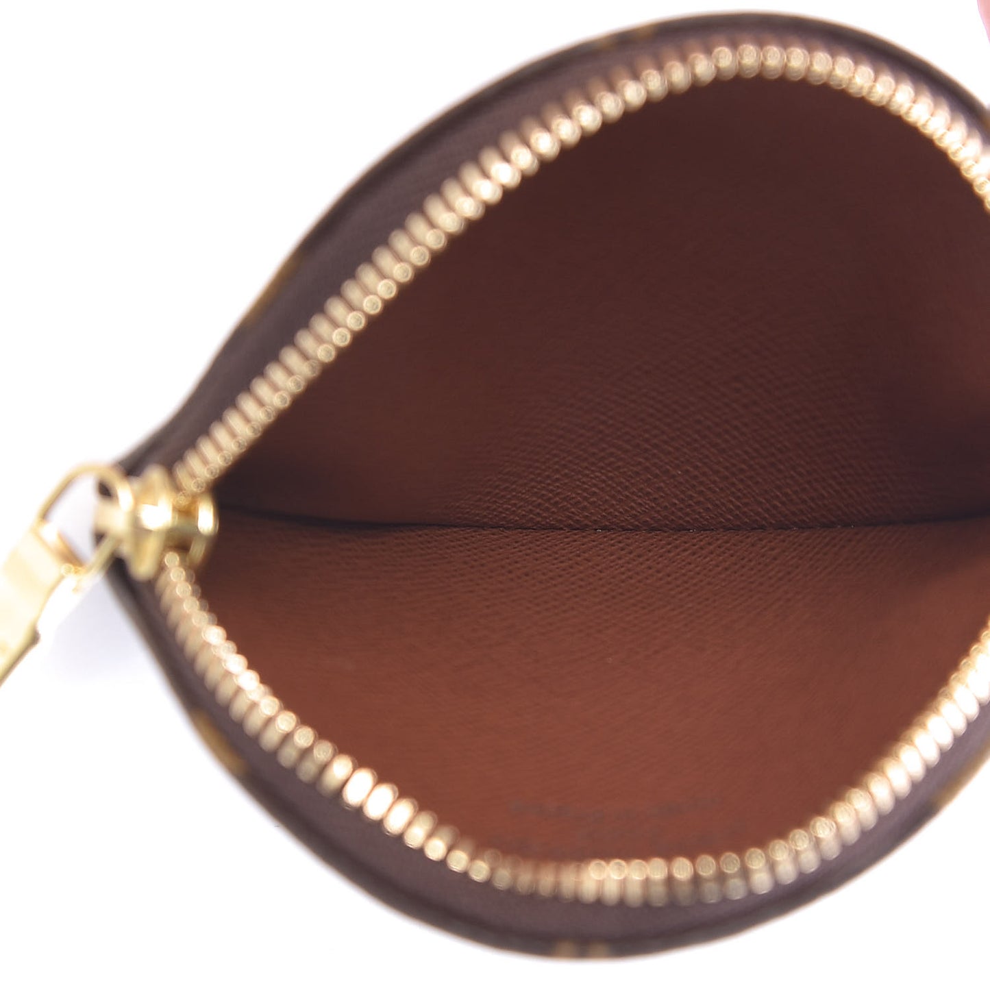 Monogram Round Coin Purse