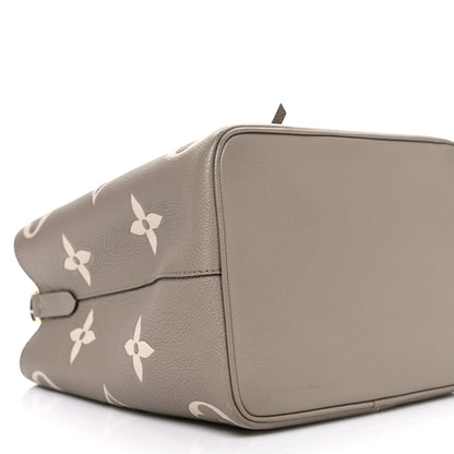 Louis Vuitton Empreinte Monogram Giant Neonoe MM Tourterelle Creme 8 of 11