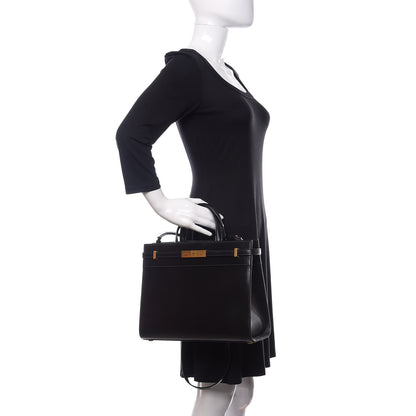 Saint Laurent Calfskin Small Manhattan Shopper Tote Black 3 of 9