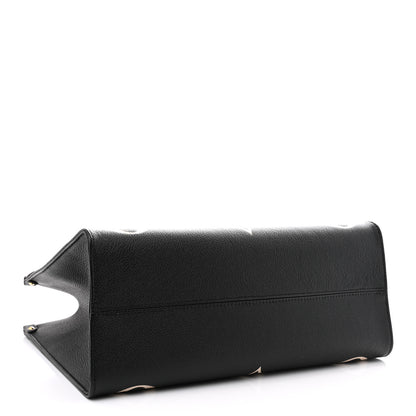 Louis Vuitton Empreinte Monogram Giant Onthego MM Black Beige 4 of 10