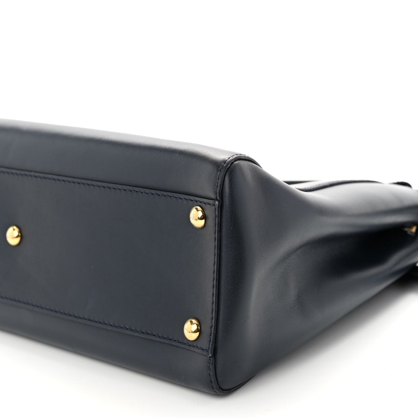 Vitello Morgan Shiny Nappa Medium Peekaboo Iconic Satchel Lavagna Lago
