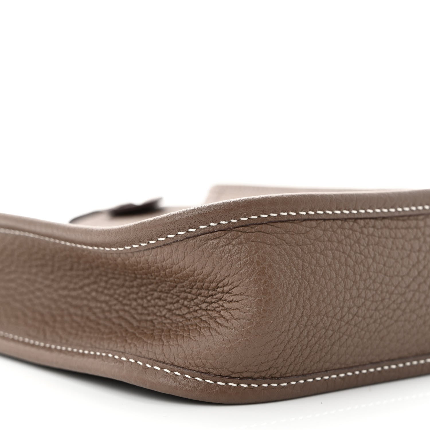 Hermes Taurillon Clemence Amazone Evelyne TPM Etoupe Bleu Indigo 9 of 14