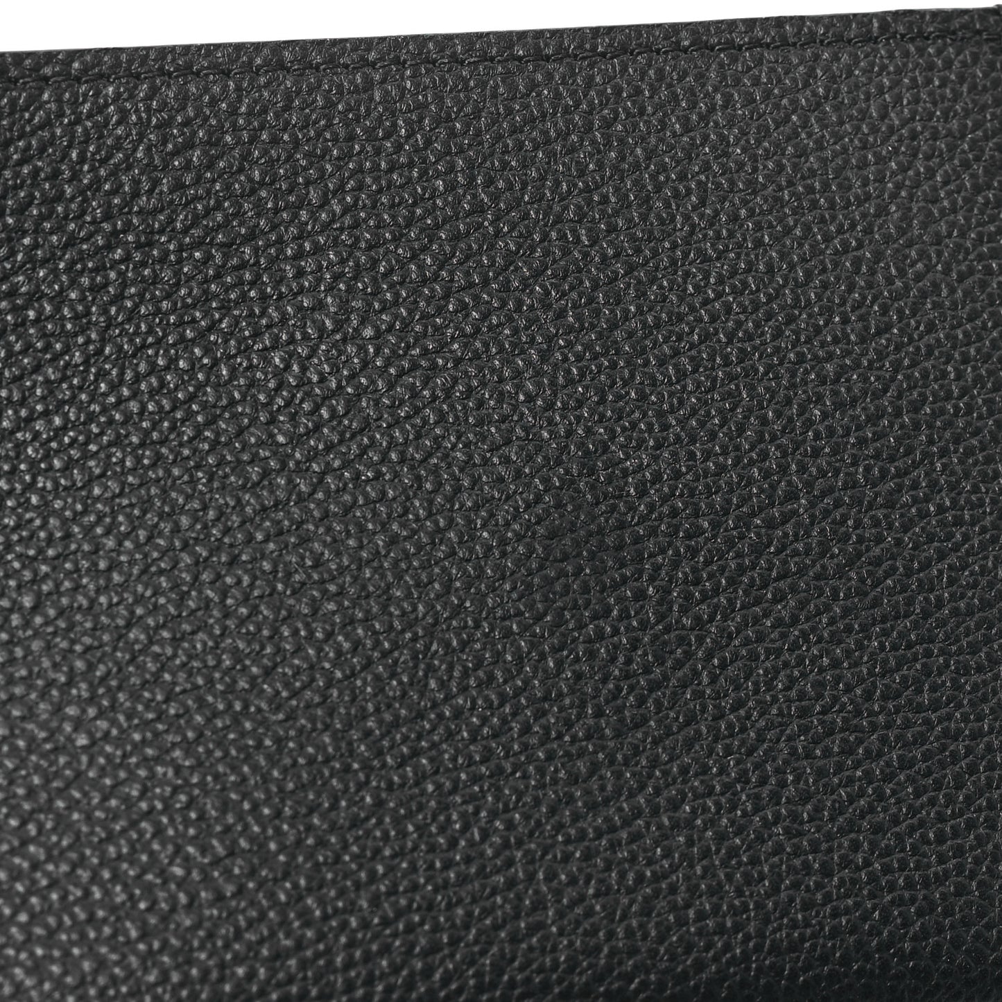 Calfskin Felicie Chain Wallet Card Holder Insert Black
