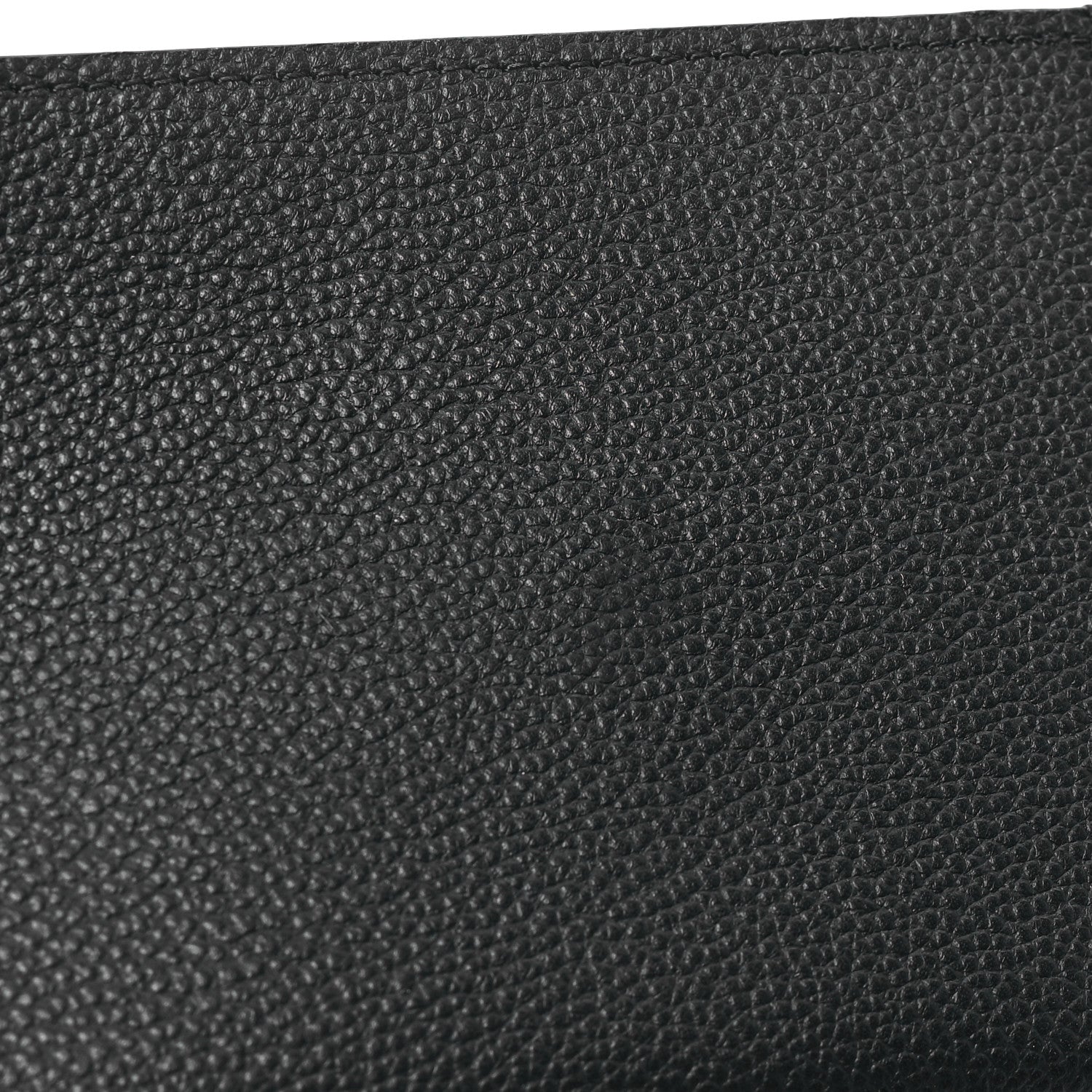 Louis Vuitton Calfskin Felicie Chain Wallet Card Holder Insert Black 7 of 7