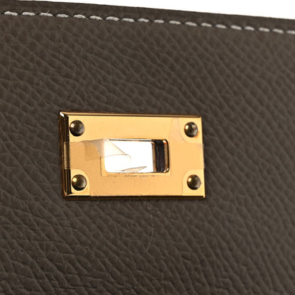 Hermes Epsom Kelly Longue Wallet Etoupe 9 of 11
