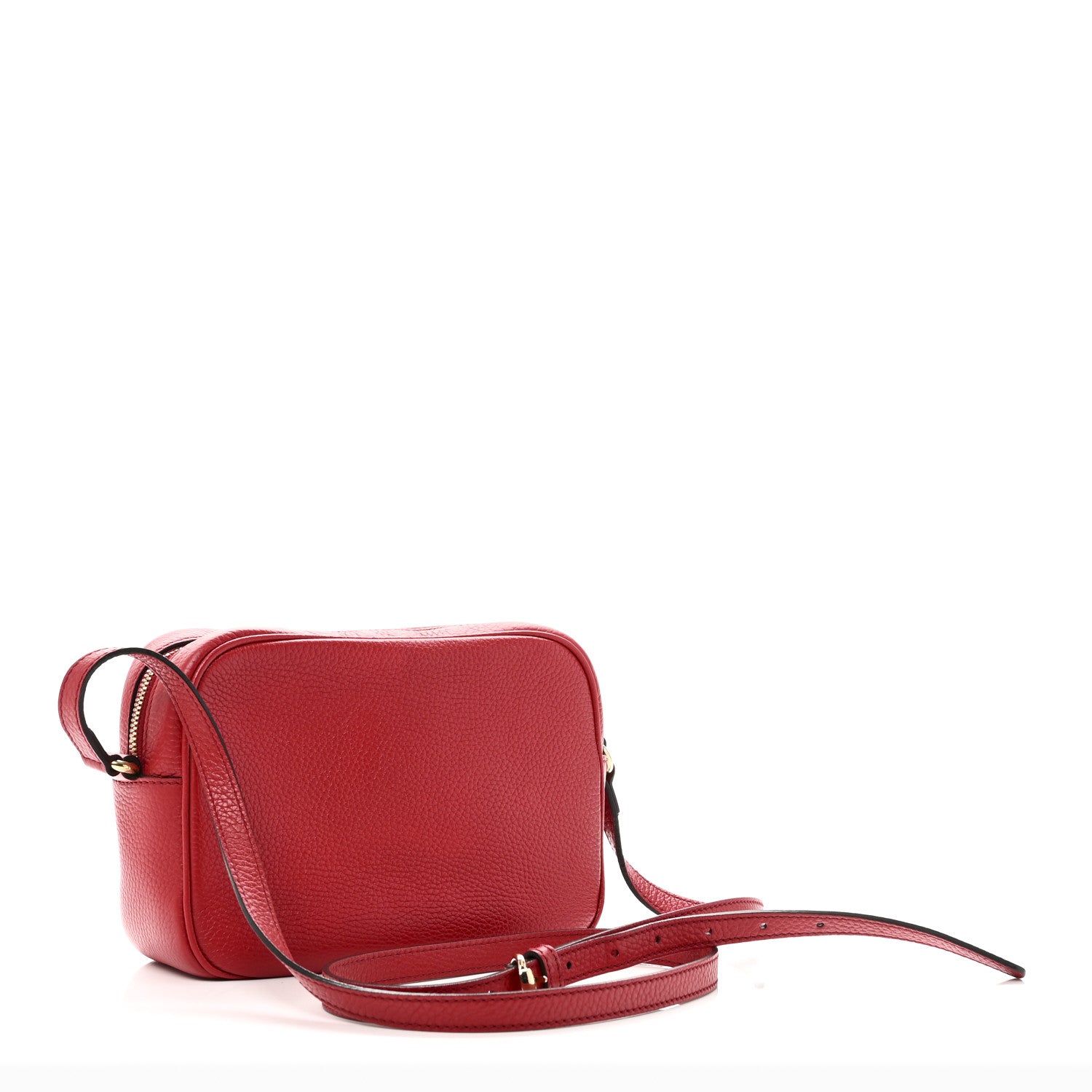 Gucci Pebbled Calfskin Small Soho Disco Bag Tabasco Red 1846570