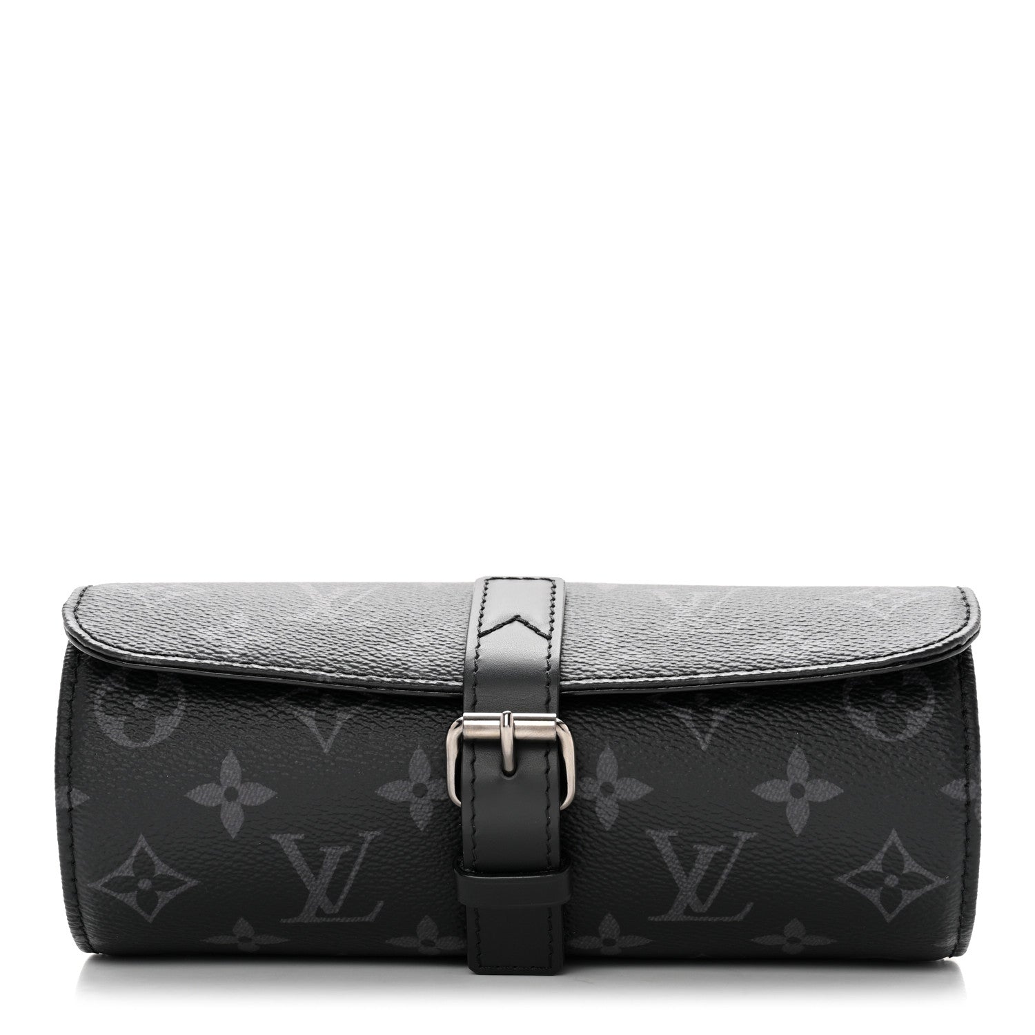 Louis Vuitton Monogram Eclipse 3 Watch Travel Case 1 of 10