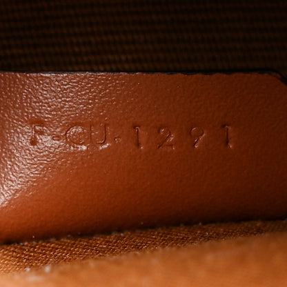 Celine Triomphe Canvas Mini Triangle Crossbody Bag Tan 7 of 8