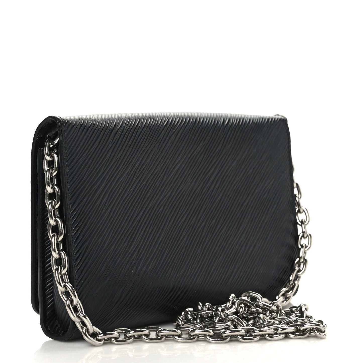 Epi Twist Chain Wallet Black