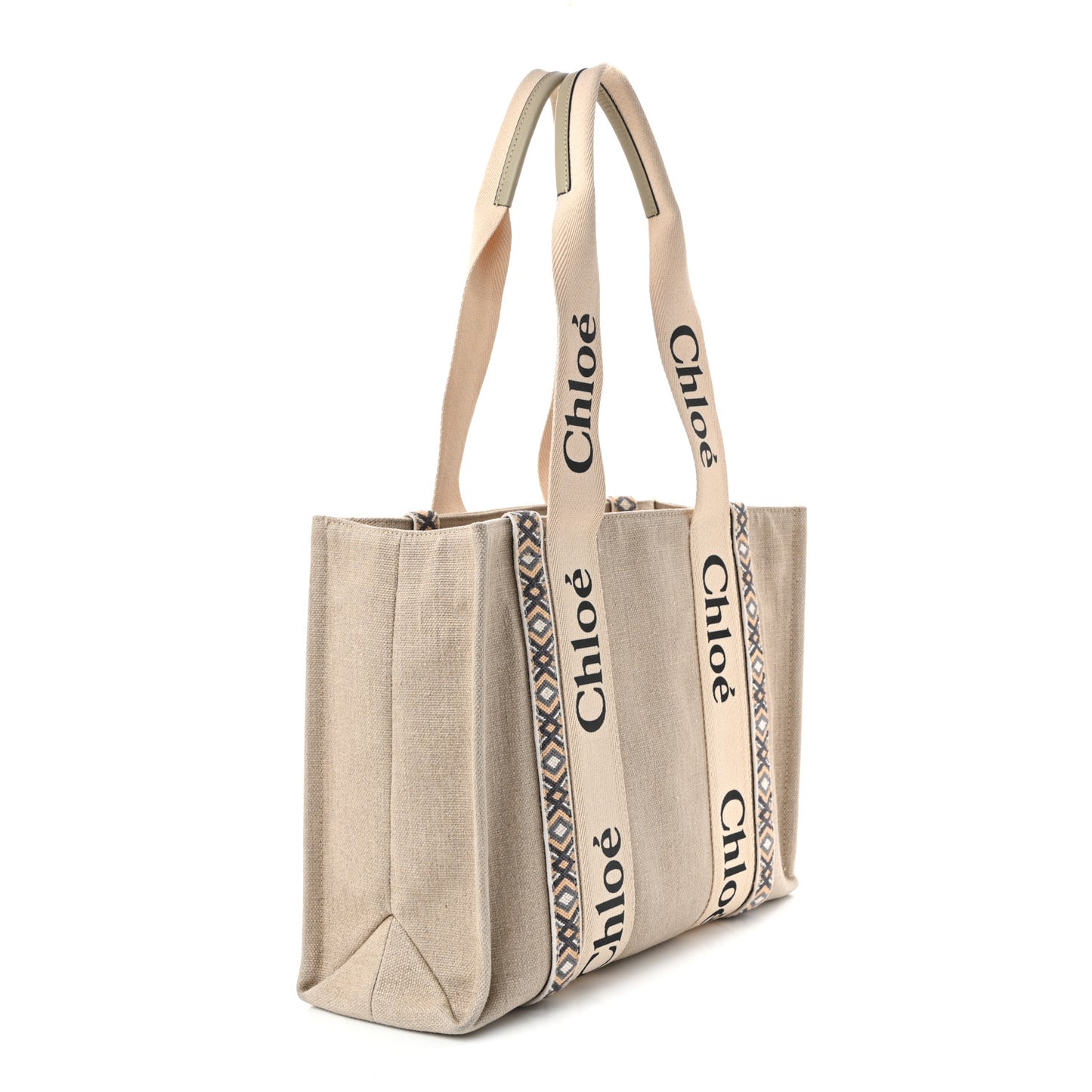 Cotton Medium Woody Ribbon Tote Slate Green
