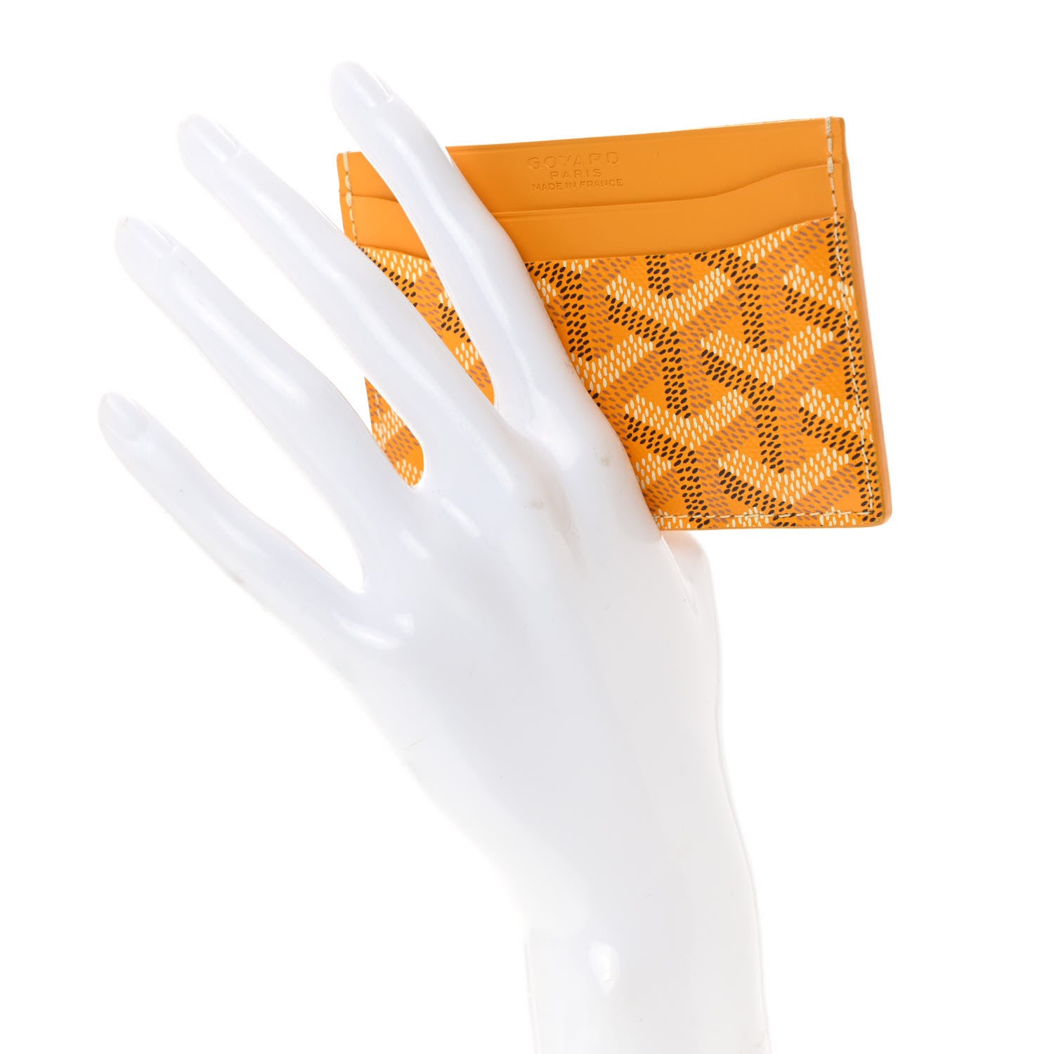 Goyard Goyardine Saint Sulpice Card Holder Yellow 2 of 8