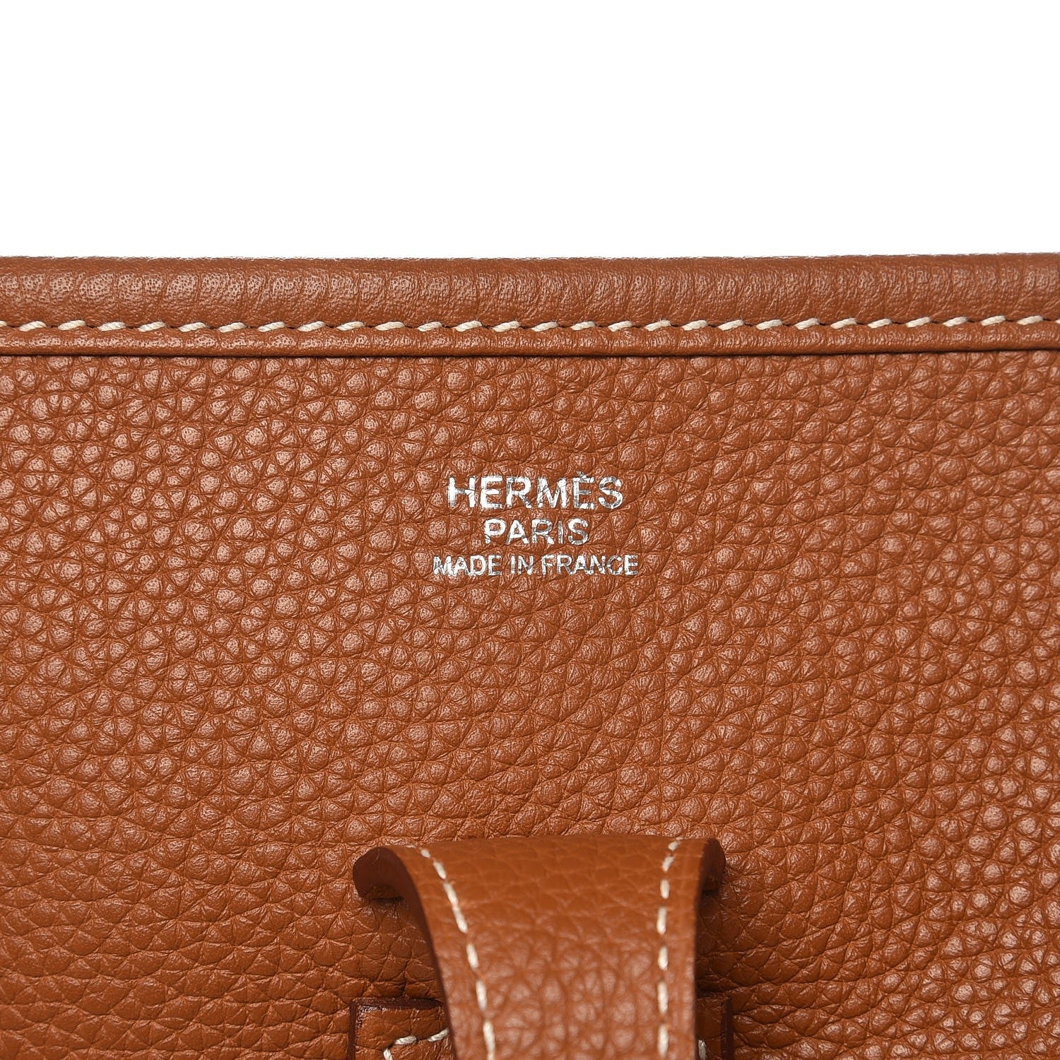 Hermes Taurillon Clemence Evelyne III PM Gold 6 of 7
