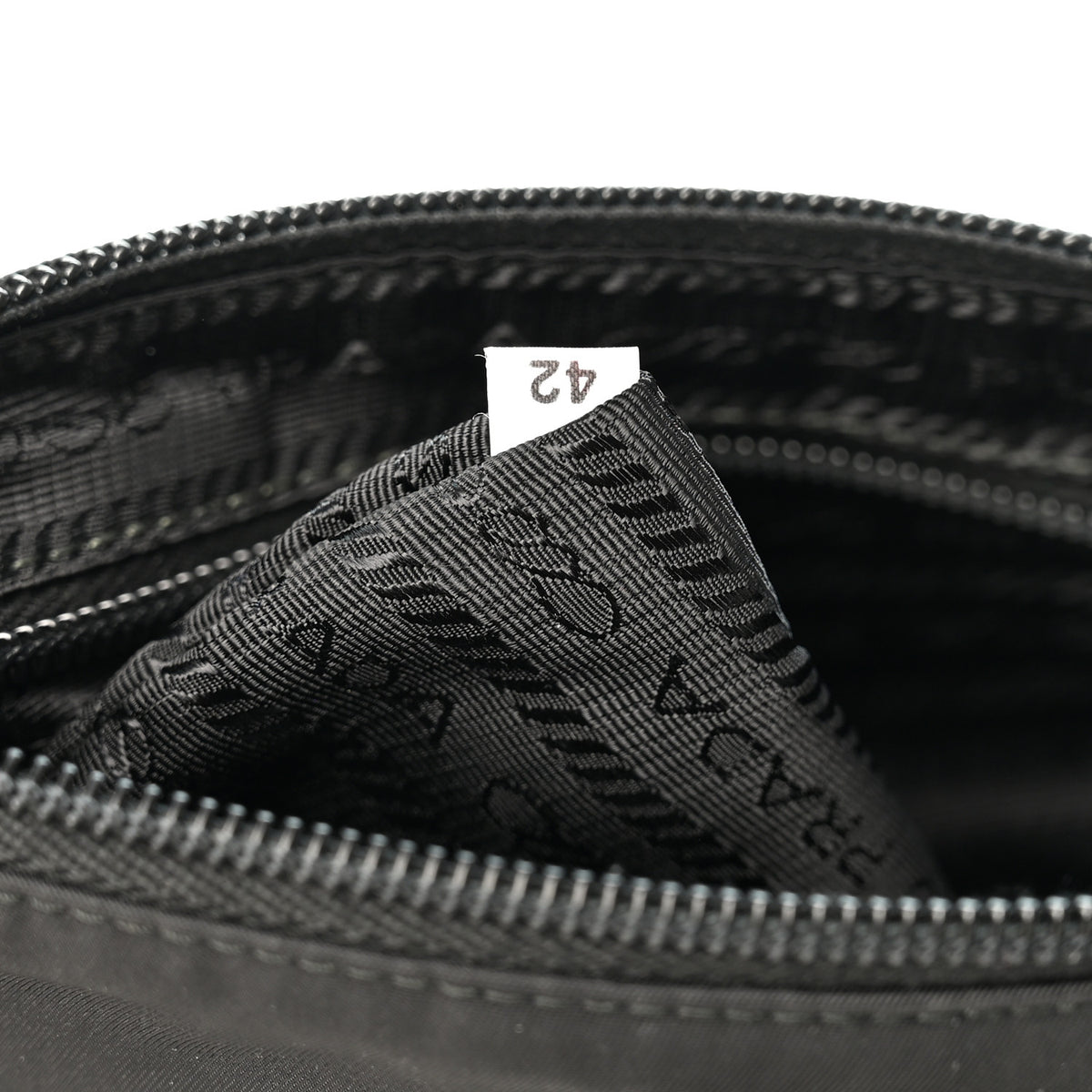 Prada Re-Nylon Vela Pouch Black 6 of 10