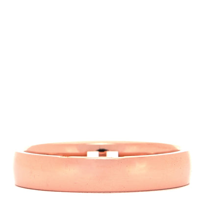 Hermes 18K Rose Gold Diamond Ever Herakles Wedding Band Ring 50 5.25 3 of 5
