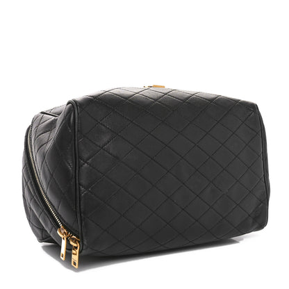 Saint Laurent Lambskin Quilted Gaby Vanity Case Black 4 of 10
