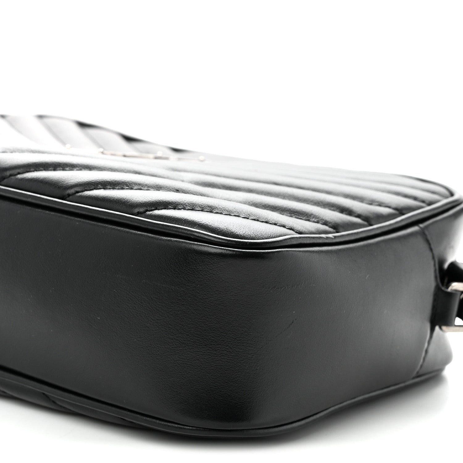 Saint Laurent Calfskin Matelasse Monogram Lou Camera Bag Black 10 of 10