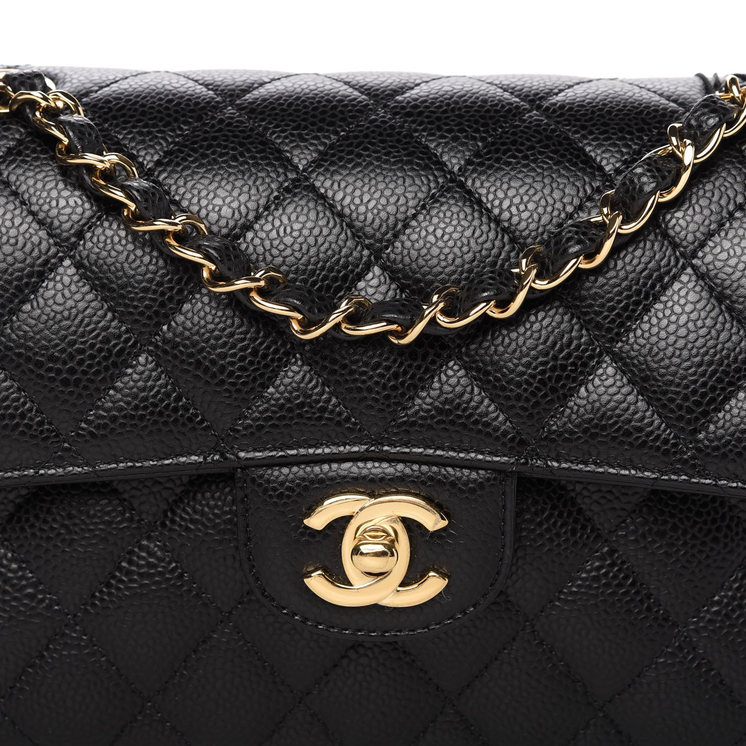 Chanel Caviar Quilted Small Double Flap Black 10 of 11
