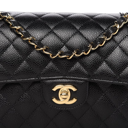 Chanel Caviar Quilted Small Double Flap Black 10 of 11