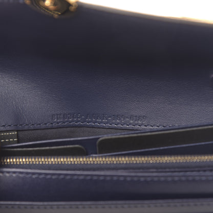 Fendi Vitello Liberty Lucido F is Fendi Continental Envelope Wallet On Chain Blueberry 7 of 10