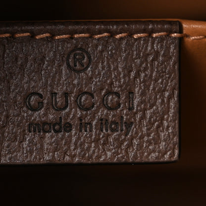 Gucci Monogram Jumbo GG Textured Dollar Calfskin Small Diana Tote Bag Camel Ebony New Acero Pomegranate Red 6 of 10