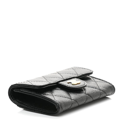 Chanel Caviar Quilted Flap Card Holder Black 3 of 7