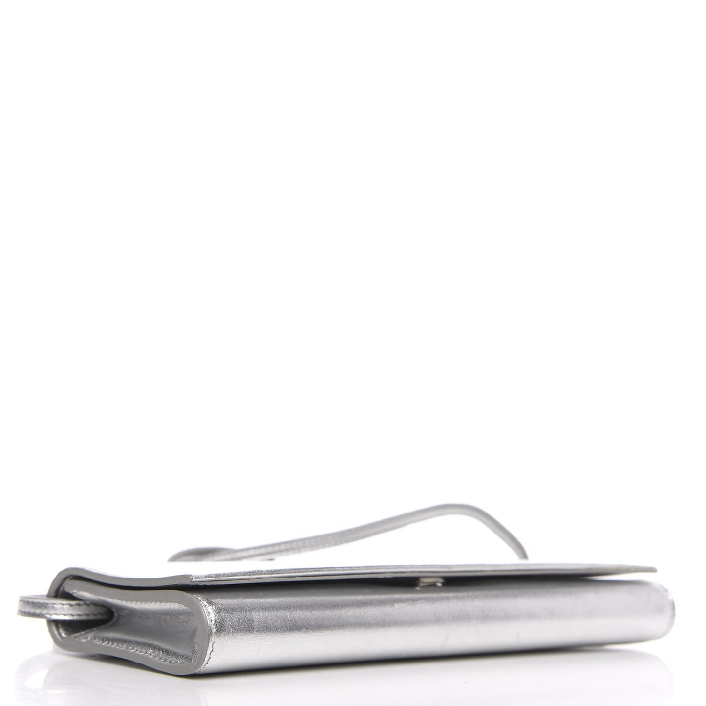 Nappa Silk Fetiche Clutch Argento