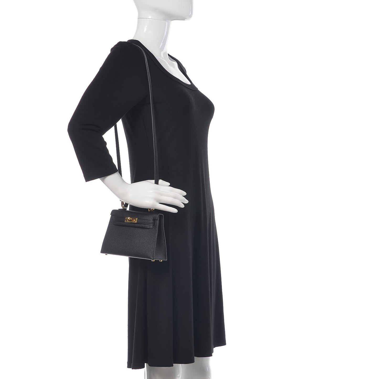 Chevre Mysore Mini Kelly Sellier 20 Black