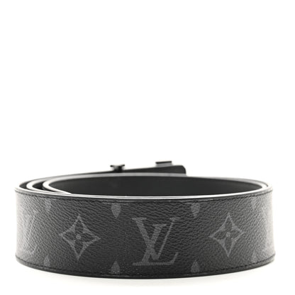 Louis Vuitton Monogram Eclipse 40mm LV Initiales Belt 90 36 Matte Black 2 of 5