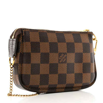 Louis Vuitton Damier Ebene Mini Pochette Accessories 3 of 7