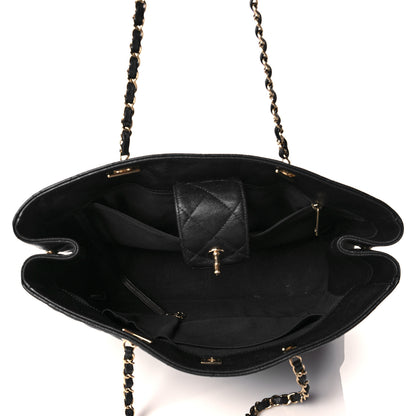 Chanel Caviar Quilted Timeless Tote Black 5 of 12
