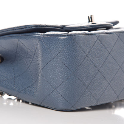 Chanel Caviar Quilted Mini Square Flap Blue 5 of 10