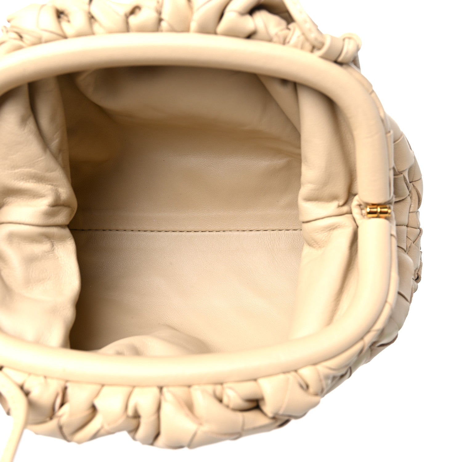 Bottega Veneta Nappa Intrecciato The Mini Pouch Porridge 5 of 9