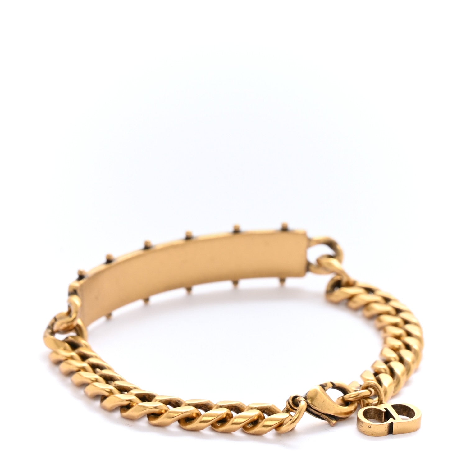 Christian Dior Metal J'Adior Star Chain Bracelet Aged Gold 3 of 5