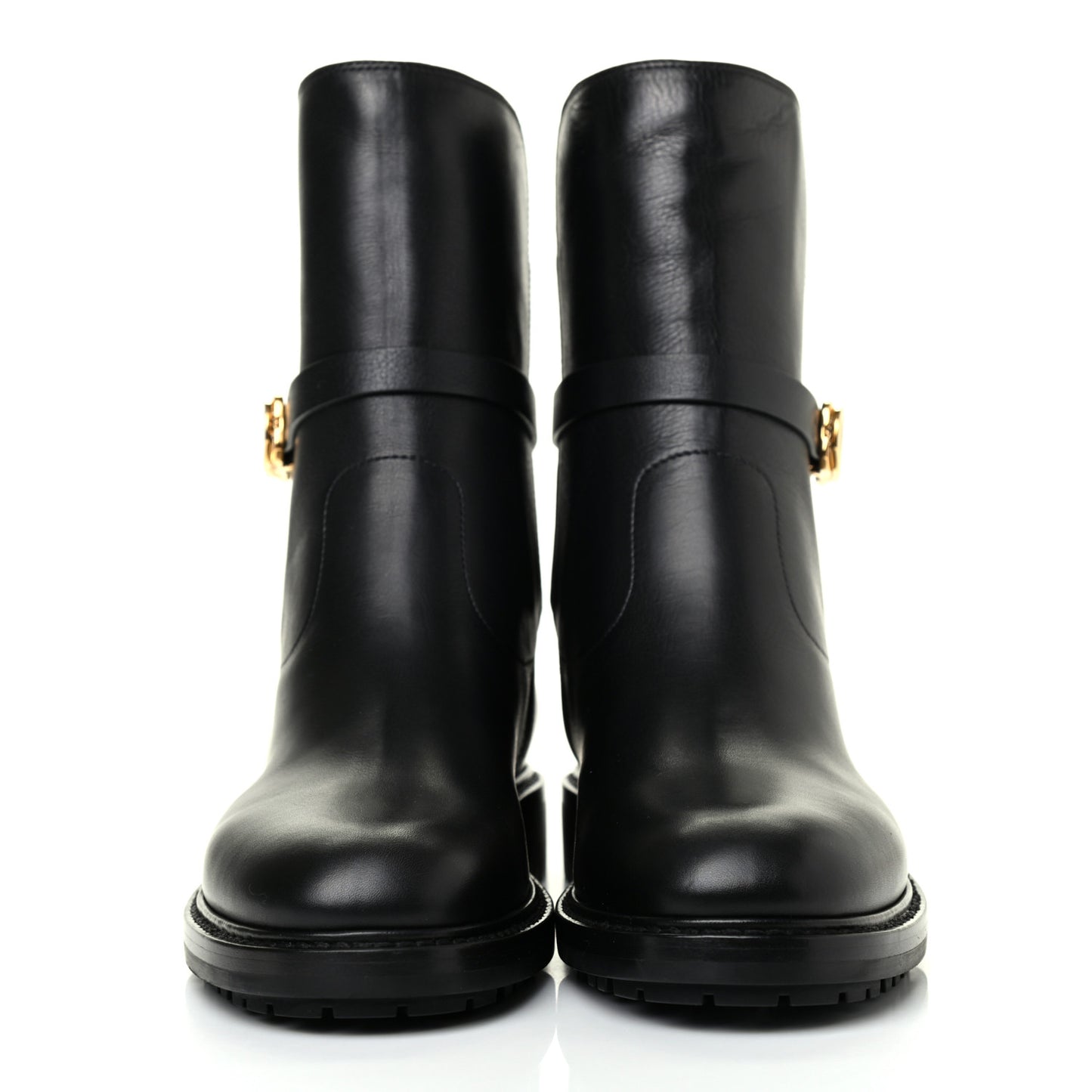 Calfskin Empreinte Ankle Boot 38 Black