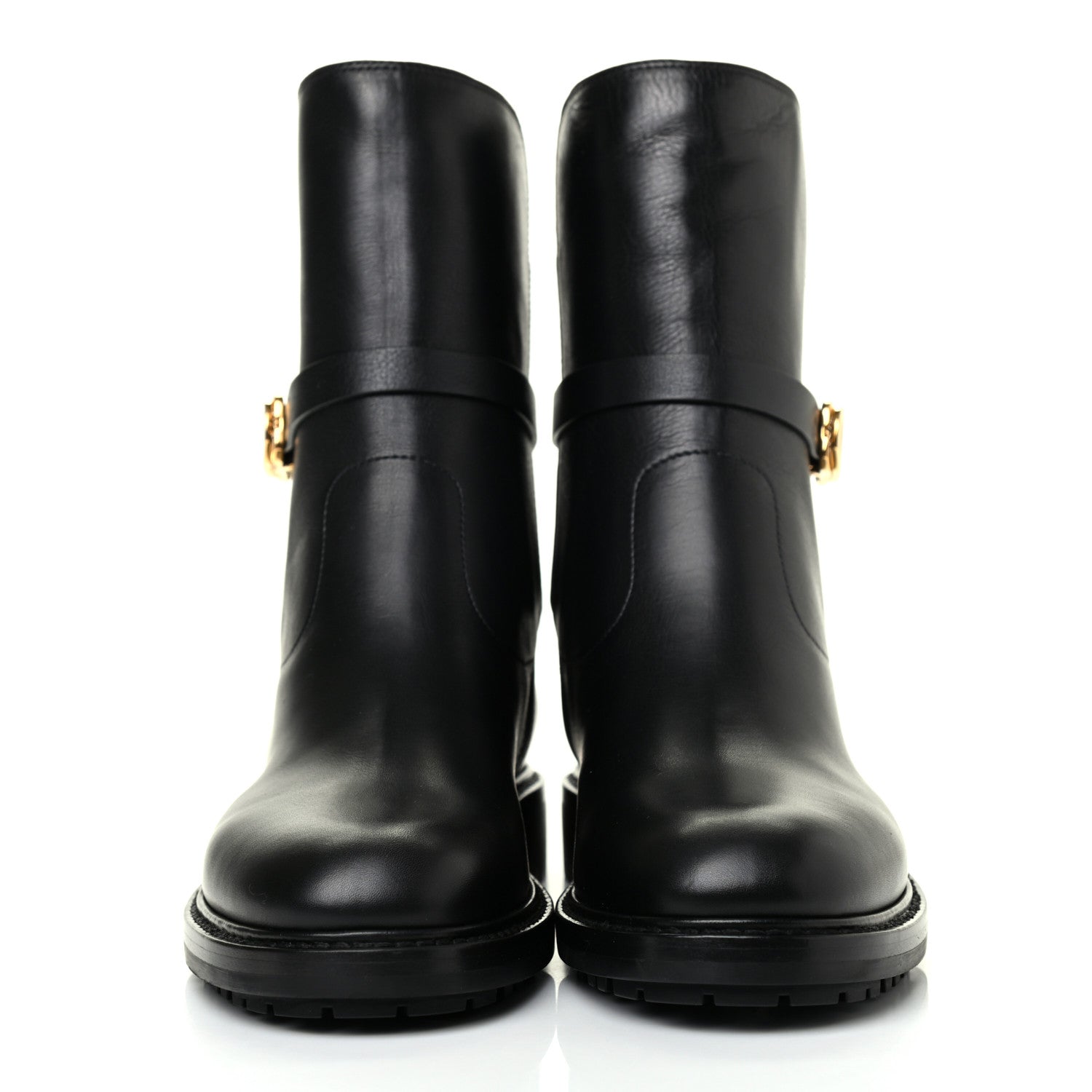 Christian Dior Calfskin Empreinte Ankle Boot 38 Black 2 of 12