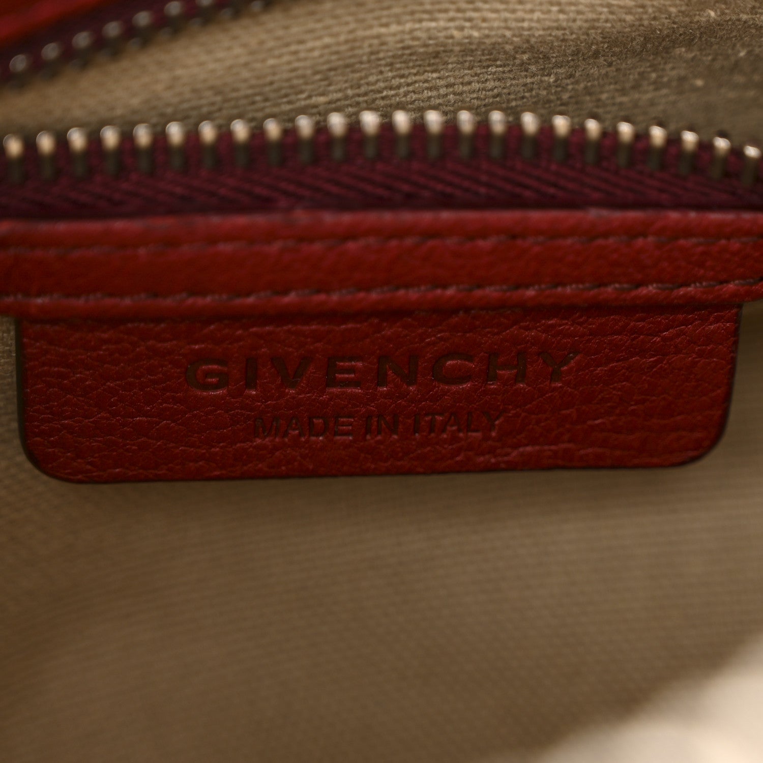 Givenchy Sugar Goatskin Mini Antigona Red 5 of 11