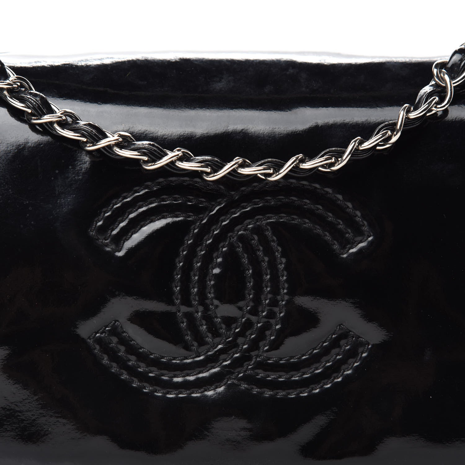 Chanel Vinyl Small Lipstick Flap Black 16 of 16